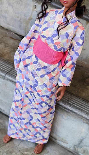 Yukata (Purple & Pink)